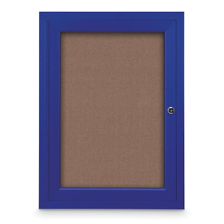 United Visual Products Drop-In Shadowbox, 24"x36", Walnut/Deep Bu UVSB2436-WALNUT-DBURGU
